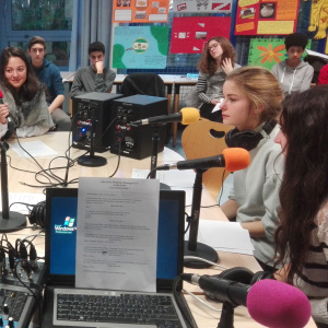 Interview de la céramiste Delphine Baumgartner par les élèves de la section euro-esppagnol